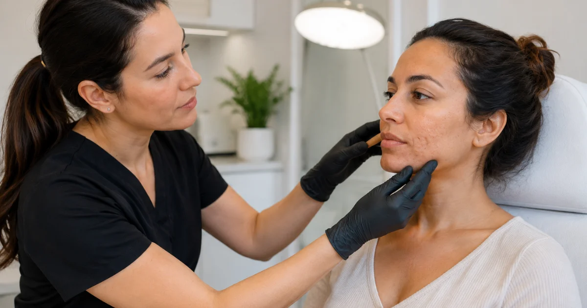 Medical-grade chemical peels help improve acne scars and uneven skin texture by promoting healthy skin renewal under professional supervision.